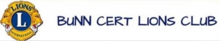 Logo of Bunn Cert Lions Club